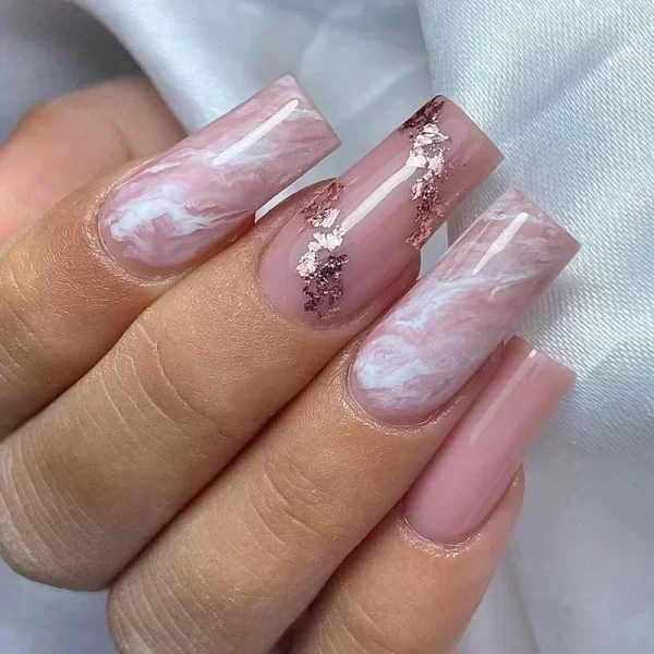 Sweet Romantic Pink Lips Print Wearable Fake Art Nail Spice Girl Frosted False Nails Valentine's Day Press on Nail Glue Manicure - Image 11