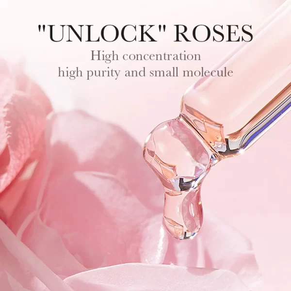 30ml BIOAOUA Rose Hyaluronic Acid Nourishing Essence Moisturizing Face Serum Hydrating Brighten Shrink Pores Skincare - Image 4