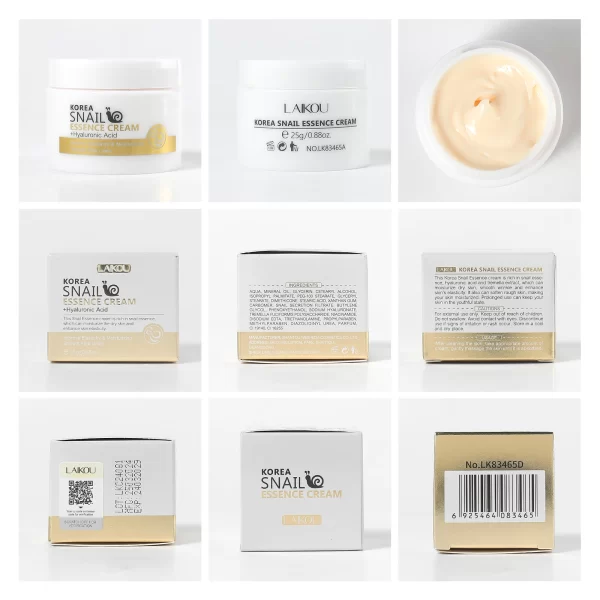 Snail Anti-aging Cream Collagen Moisturizing Nourish Repair Face Damaged Lift Firm Smooth Bright Whitening Skin Care Day Cream - Image 6
