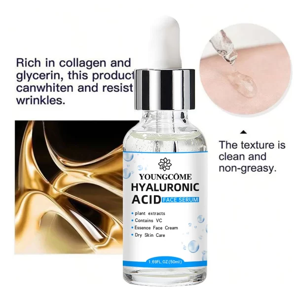 Hyaluronic Acid Facial Essence Deep Moisturizing Facial Skin Essence Korean Skin Care Products - Image 5