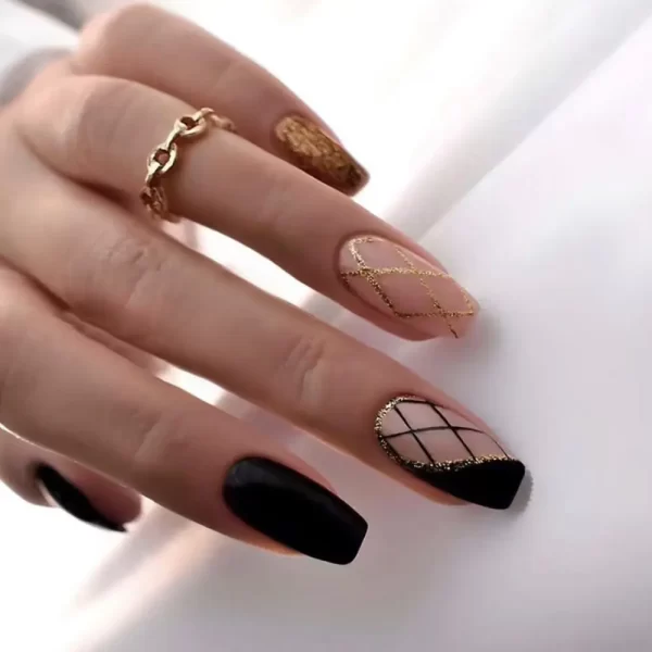 24pcs New Ballerina Fake Nails French Detachable With design False Nails Full Cover Press on Nails DIY Nail Tips - Image 4