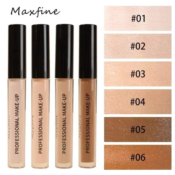 6-color Concealer Long Lasting Moisturizing Oil Control High Coverage Foundation Natural Makeup Liquid Matte Contour Highlighter - Image 3