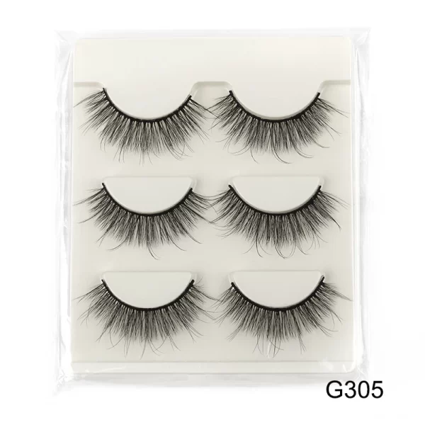 Half Lashes 3/7/10 Pairs Soft Natural 3D Mink Eyelashes Wispy Mink Lashes Makeup Volume Fluffy Half False Eyelash Cilios Tools - Image 7