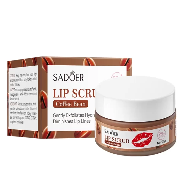 SADOER Fruit Lip Scrub Cream Moisturizing Lips Plumper Hydrating Nourishing Avocado Orange Strawberry Lip Mask Lipstick - Image 4