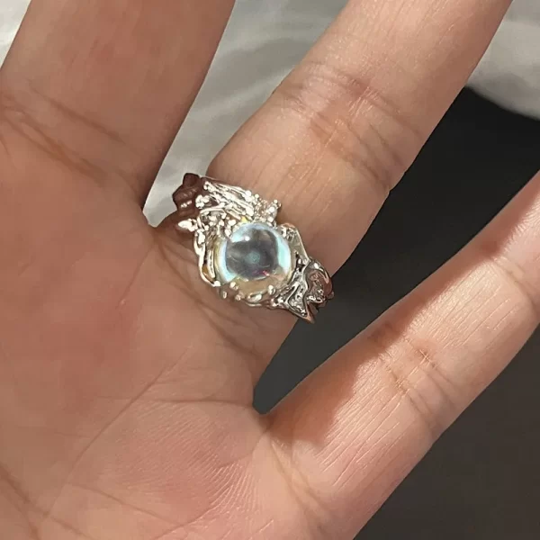 Y2K Crystal Rings Kpop Heart Adjustable Ring Irregular Geometry Punk Vintage Rings Set for Women Girls New Fashion Jewelry - Image 10