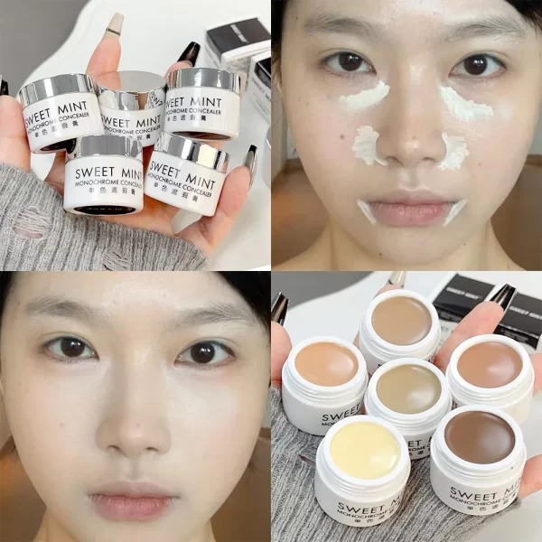 Multifunction Moisturizing Matte Concealer Makeup Texture Covers Acne Marks Dark Circles Contouring Palette Cream Face Cosmetics - Image 3