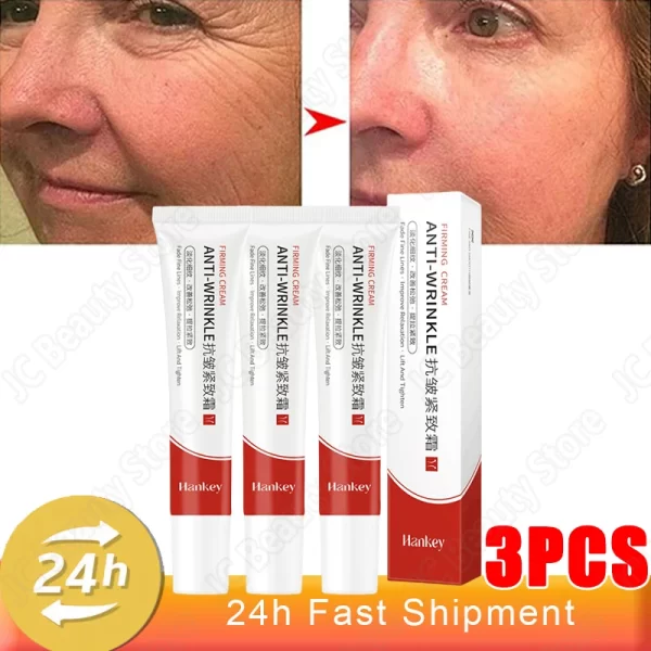 Instant Wrinkle Remover Face Cream Anti Aging Firming Lifting Fade Fine Lines Whitening Moisturizing Brighten Tighten Skin Care - Image 7