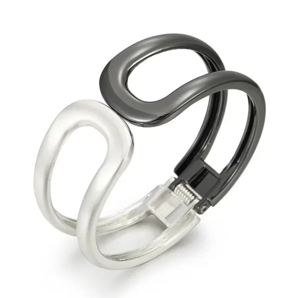Vintage Hyperbole Metal Hollow Geometry Adjustable Open Bracelets Bangle For Women Men Hip-hop Punk Jewelry Party Accessories - Image 7