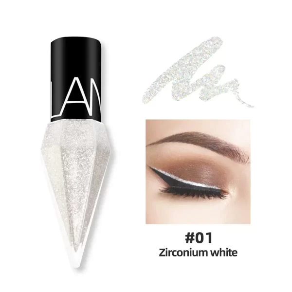 Diamond Shining Eyeliner Durable Waterproof and Sweat-proof 5-color Liquid Eye Shadow Maquillage Professional Makeup Tools - Image 14