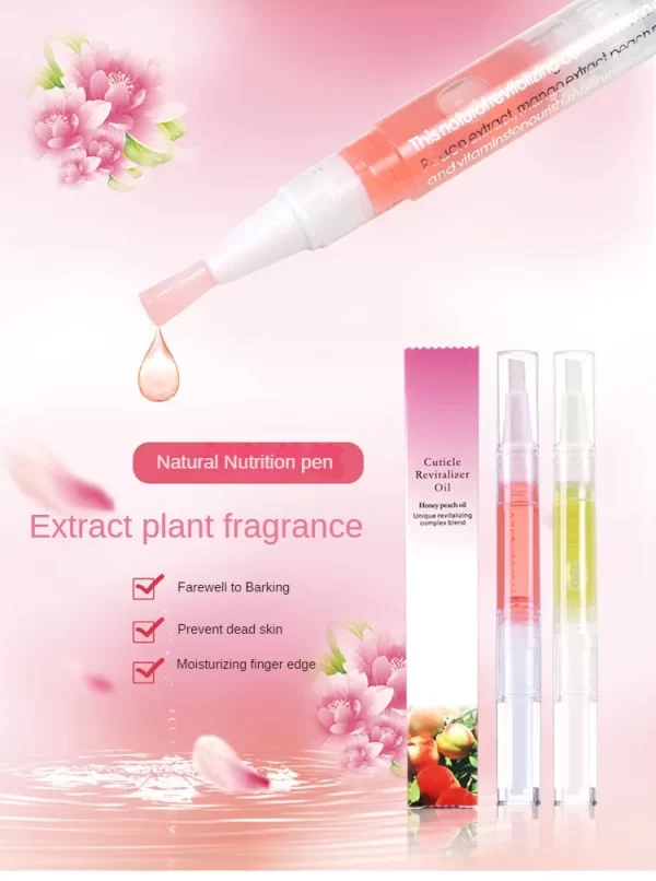 Nail Cuticle Oil Pen For Beauty Health Edge Pen Oil 5ml Nourishment Oil For Manicure Nailfinger Care Tools Finger Nail Treatment