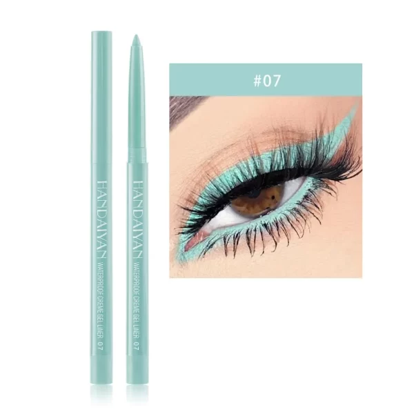 Sexy Purple Waterproof Matte Eye Cosmetics EyeLiner Pencil Long Lasting Women Fashion Pink Black Eye Charming Eye Liner Pencil - Image 8