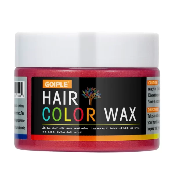 GOIPLE Unisex 120g Hair Color Wax Pomade Temporary Long Lasting Hold Hair Dye Cream Mud Disposable Molding Coloring Styling Gel - Image 18