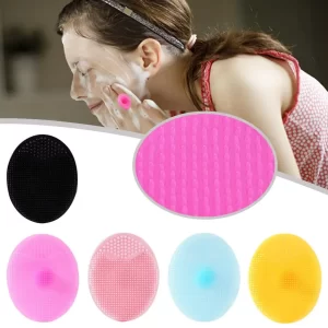 Soft Silicone Face Cleansing Brush Beauty Facial Washing Massage Blackhead Care Deep Pad Brushes Face Exfoliating Cleaning R2D0