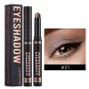 Smoky Dark Blue Eyeshadow Pencil Stick Waterproof Pearlescent 16 Colors Metallic Glitter Eye Shadow Highlighter Pen Makeup Tool - Image 7