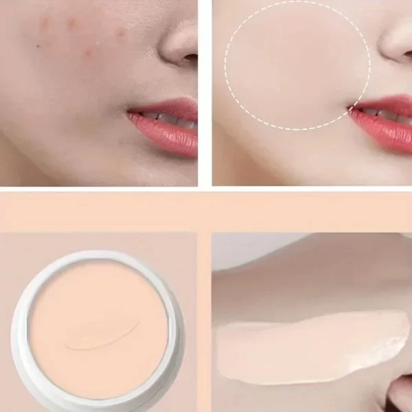 Waterproof Full Coverage Tricolor Concealer For Tattoos Scars Acne Marks Dark Circles Natural Lasting For All Skin Tones Cream - Image 5