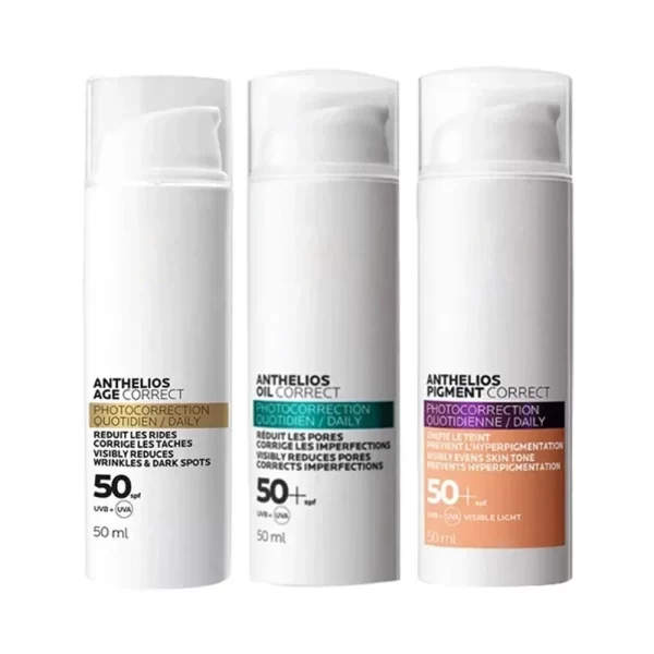 SPF50 Sunscreen Cream 50ml  Anthelios Pigment Correct / Anthelios Oil Correct / Anthelios Age Correct Original Sunscreen - Image 2