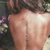Sexy Alphabet English Long Line Waterproof Fake Tattoo Stickers For Women Back Water Transfer Temporary Tattos Party Decal - Image 7