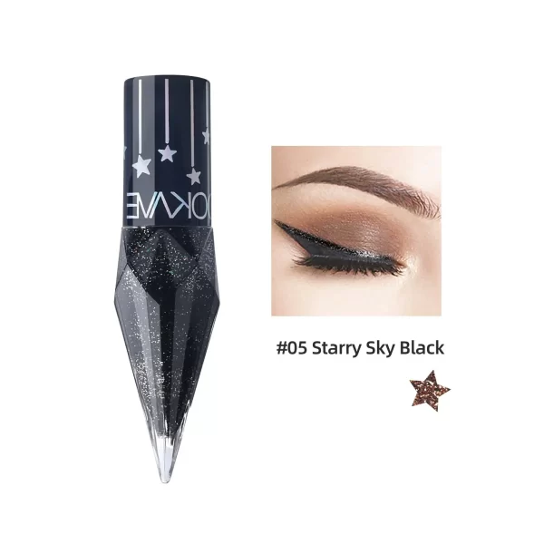 Diamond Shining Eyeliner Durable Waterproof and Sweat-proof 5-color Liquid Eye Shadow Maquillage Professional Makeup Tools - Image 15