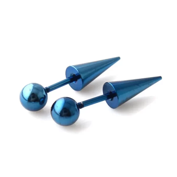 2pcs 16G 316L Stainless Steel Spike Stud Earrings For Women Men,Screw Back Daith Cartilage Tragus Conch Helix Piercing Jewelry - Image 8