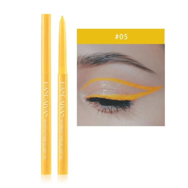 Sexy Purple Waterproof Matte Eye Cosmetics EyeLiner Pencil Long Lasting Women Fashion Pink Black Eye Charming Eye Liner Pencil - Image 10