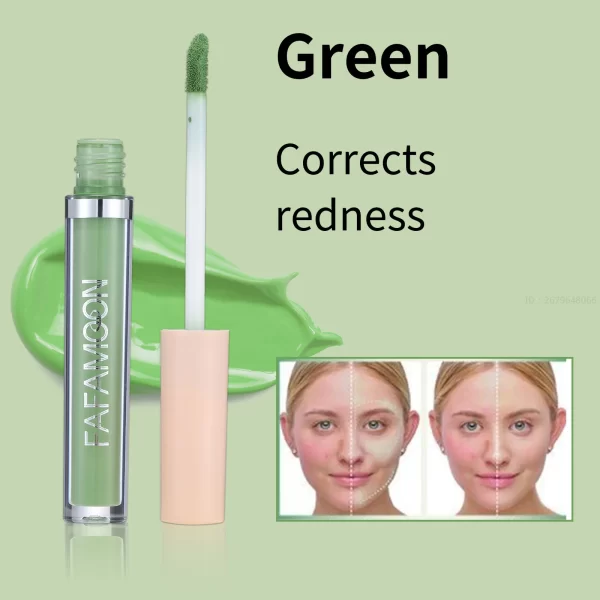 7-color Concealer Eye Dark Circles Red Spots Acne Marks Cover Liquid Concealer Face Foundation Correcting Skin Color Cosmetics - Image 5