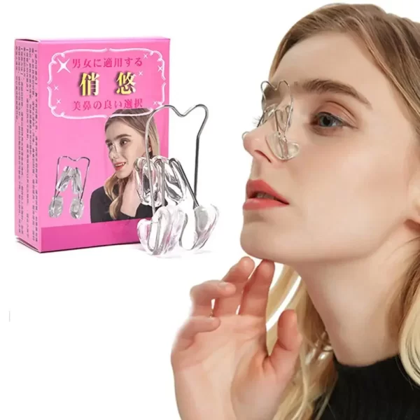 Nose Up Lifting Shaping Shaper Orthotics Clip Beauty Nose Straightening Tool Corrector Nose Up Slimming Clips Massager Clip - Image 2