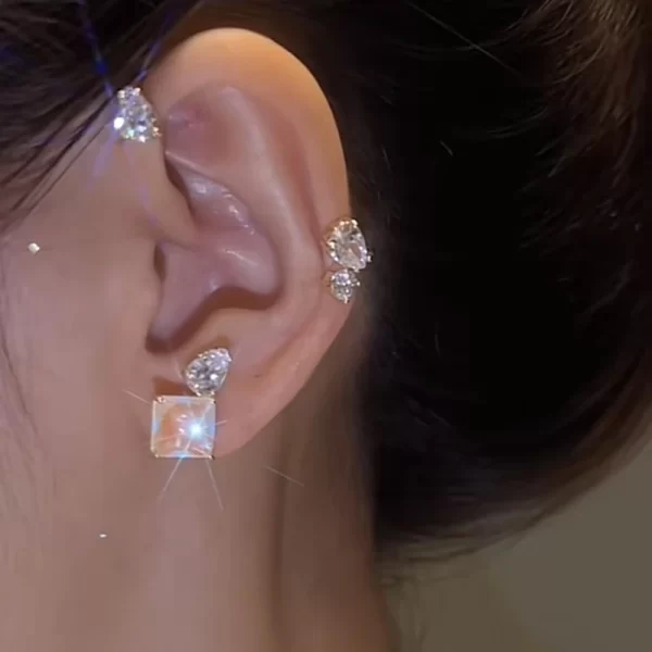 Korean Elf Butterfly Ear Cuff Without Piercing Clip Earrings for Women Elegant Sparkling Zircon Crystal Ear Clip Wedding Jewelry - Image 15