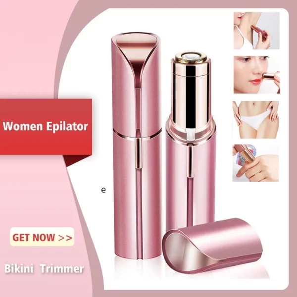 Mini Electric Eyebrow Trimmer Facial Lip Hair Removal Portable Women Painless Razor Trimmer  Tool Beauty Health Cosmetics