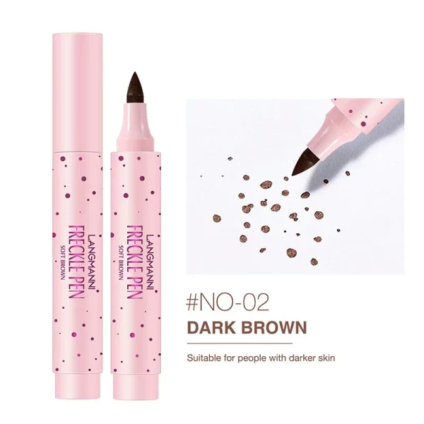1PC Brown Lifelike Freckle Pen Concealer Dot Spot Pen Waterproof Long Lasting Easy and Convenient Face Concealer Makeup Cosmetic - Image 5