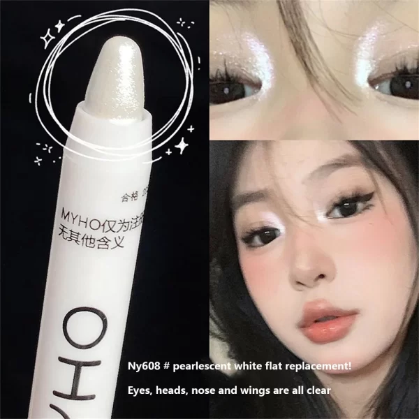 High-gloss Pen Eyeliner Pencil Lying Silkworm Highlighter Pen Eyes Corner Brightening Pearl Glitter Eyeshadow Stick Eye Makeup - Image 8