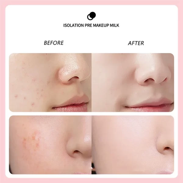 VEZE Foundation Breathable Lightweight Natural Cosmetic Concealer Pre-Makeup Primer Pore Eraser - Image 2