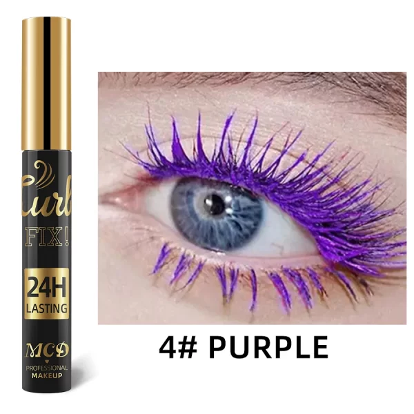 Vibrant Rainbow Color Mascara - 11 Waterproof Shades, Long-Lasting Curl Extension, Ink Formula for Dual-Eyeliner Effect - Quick - Image 14
