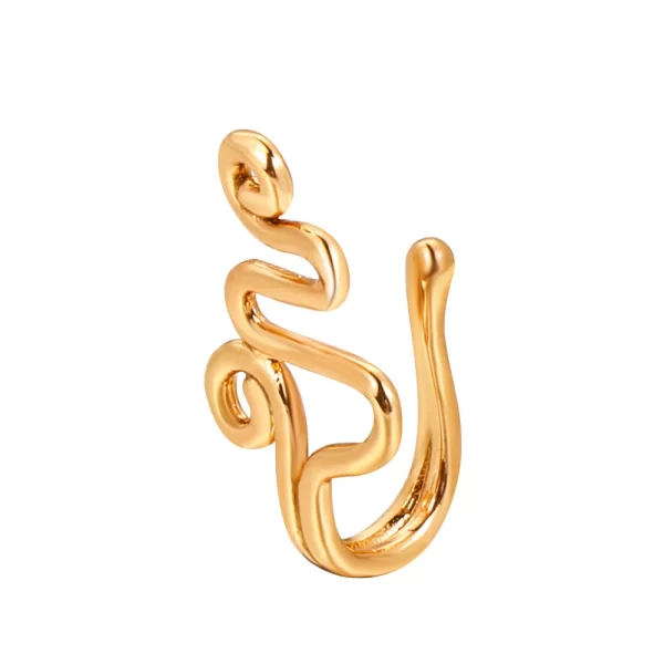 Shiny Crystal Rhinestone Hollow Heart Fake Piercing Nose Ring for Women Teens U-shaped Nose Clip Non-perforated Septum Jewelry - Image 35