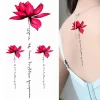 Sexy Alphabet English Long Line Waterproof Fake Tattoo Stickers For Women Back Water Transfer Temporary Tattos Party Decal - Image 4