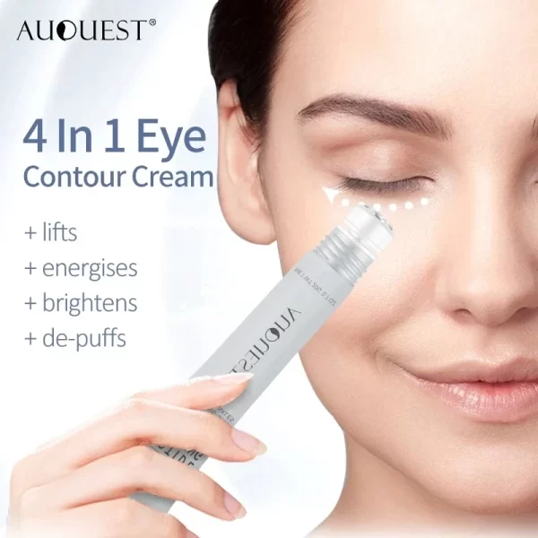 1PCS Peptides Ageless Eye Cream Hyaluronic Acid Instantly Serum Essence Gel for Firming Wrinkles Whitening Puffy Eye Care - Image 4