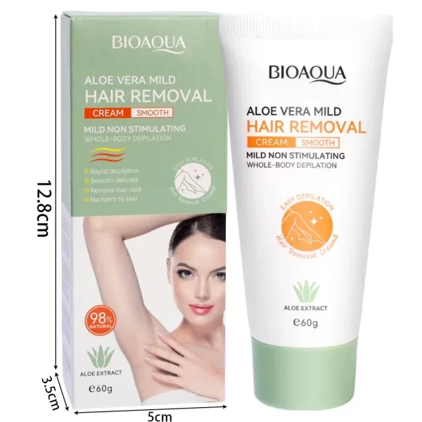Fast Mild Hair Removal Cream Hair Growth Inhibitor Arm Armpit Leg Permanent Depilatory Moisturizing Beauty Smooth Body Skin Care - Image 7