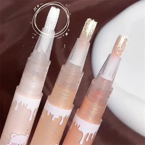 Lying Silkworm Highlighter Pen White Pearl Shiny Diamond Waterproof Lasting Eye Makeup Glitter Brightening Eyeliner Eyeshadow - Image 5