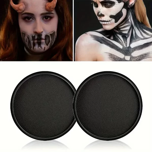30G Water Monochromatic Body Paint Black And White Matching Makeup Face Paint Halloween Party Waterproof Makeup Body Painting - Image 7