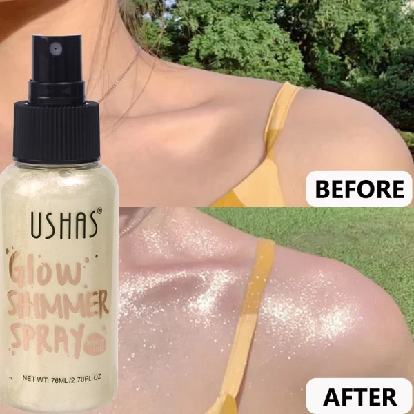 Diamond Liquid Highlight Waterproof High Gloss Glitter Body Bronzer Highlight Long-lasting Wear Face Contour Illuminator Makeup - Image 3