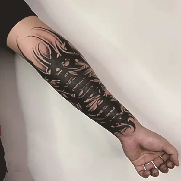 Semi Permanent Juice Ink Lasitng Temporary Tattoo Sticker Arm Sleeve Wings Text Eye Rose Waterproof Tattoos Fake Keep 7-15 Days