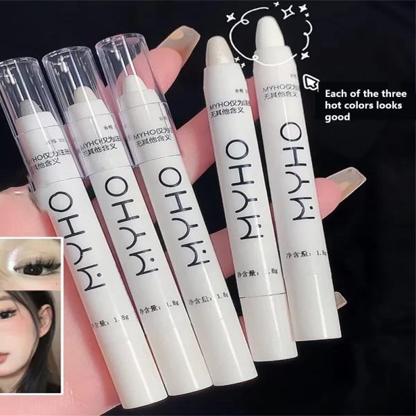 High-gloss Pen Eyeliner Pencil Lying Silkworm Highlighter Pen Eyes Corner Brightening Pearl Glitter Eyeshadow Stick Eye Makeup - Image 6