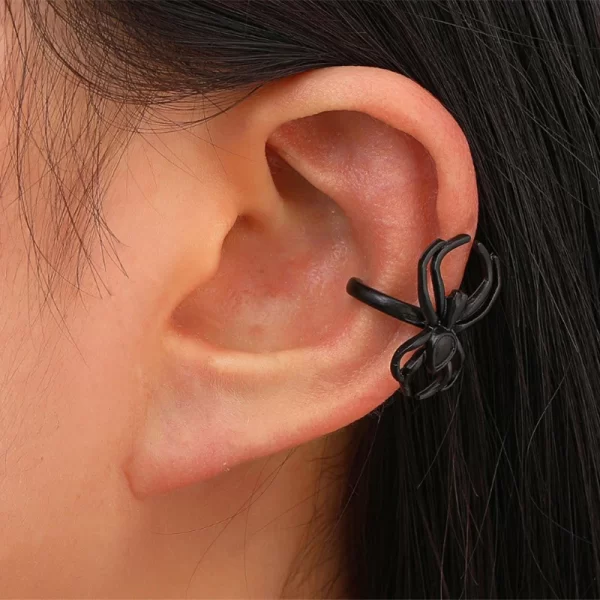 Gothic Punk Dark Style Women's Spider Designer Women's Ear Cuff Fashion Club Party Ear Cuff For Women Fashion Jewelry 2024 New - Image 10