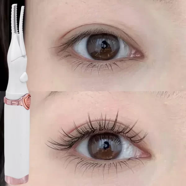Electric Eyelash Curler USB Rechargeable Temperature Heated Eyelashes Long Lasting Naturally Curled Tools Intelligent Make Up - Image 6