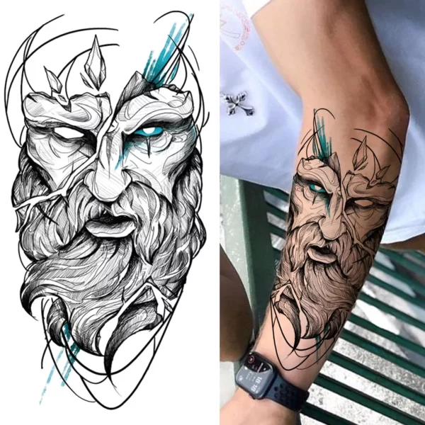 Waterproof Tattoo Stickers Body Small Arm Tattoo Stickers Animal Totem Men And Women Universal  Gift Decoration - Image 3
