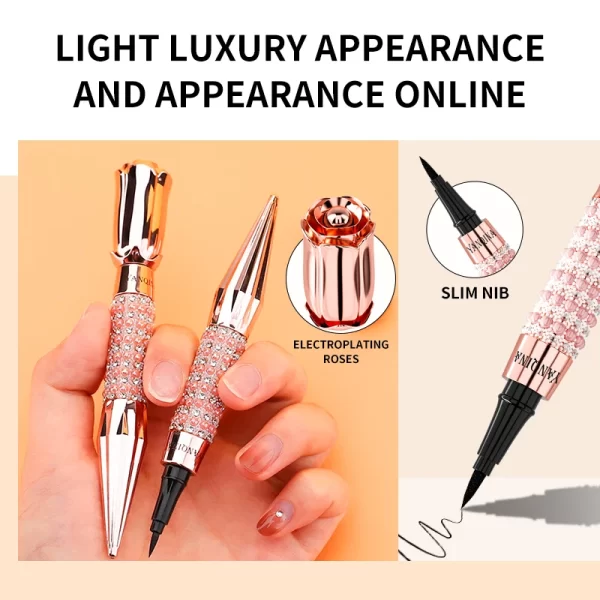 Liquid Eyeliner Pen Waterproof Black Long-Lasting Eye Liner Pencil Thick Quick-Dry Cosmetics Makeup Tool - Image 5