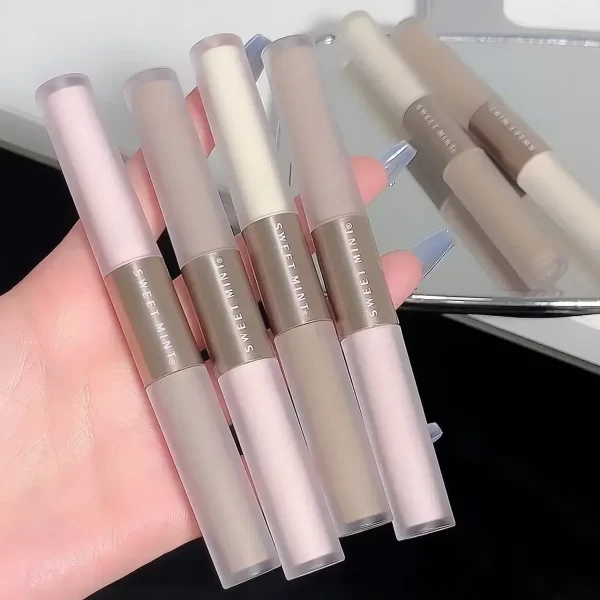 Double-ended Face Contouring Stick Matte Highlighters Nose Shadow Face Bronzer Facial Liquid Contour Stick Face Makeup Cosmetics - Image 6
