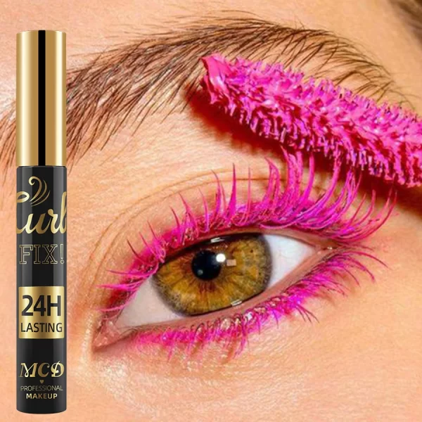 Vibrant Rainbow Color Mascara - 11 Waterproof Shades, Long-Lasting Curl Extension, Ink Formula for Dual-Eyeliner Effect - Quick - Image 2