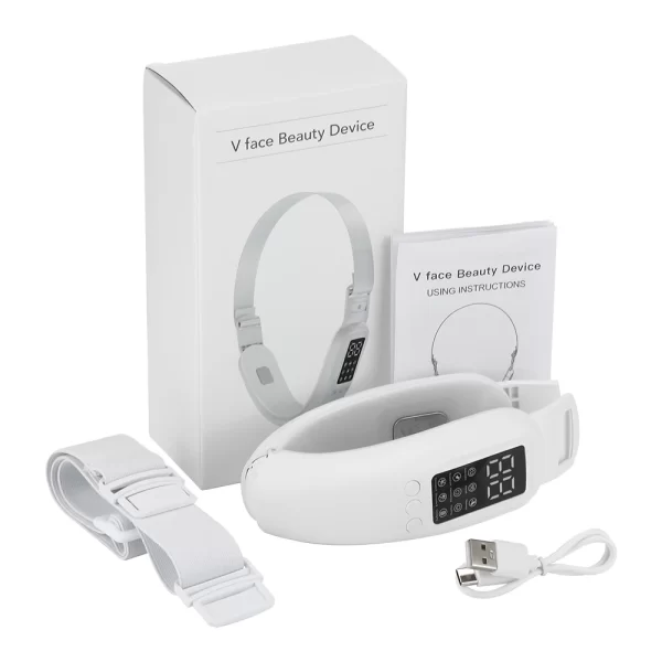 V Line Face Lift Massager Portable Facial Massage Device Rechargeable LED Display Double Chin Remove Facial Beauty Instrument - Image 5