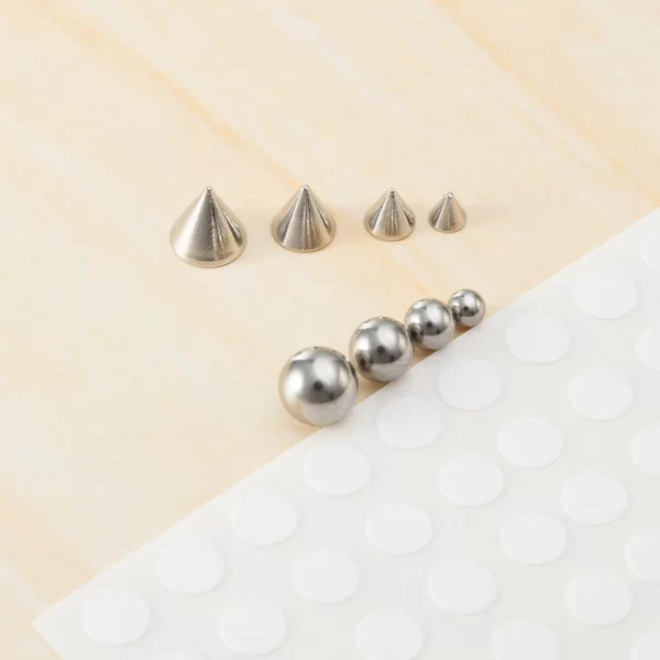 8pcs Fake Lip Nails & 50pcs Stickers Eyebrow Ear Stud Non Piercing Earring Studs Teens Hip hop Fake Nose Ring Body Jewelry - Image 6