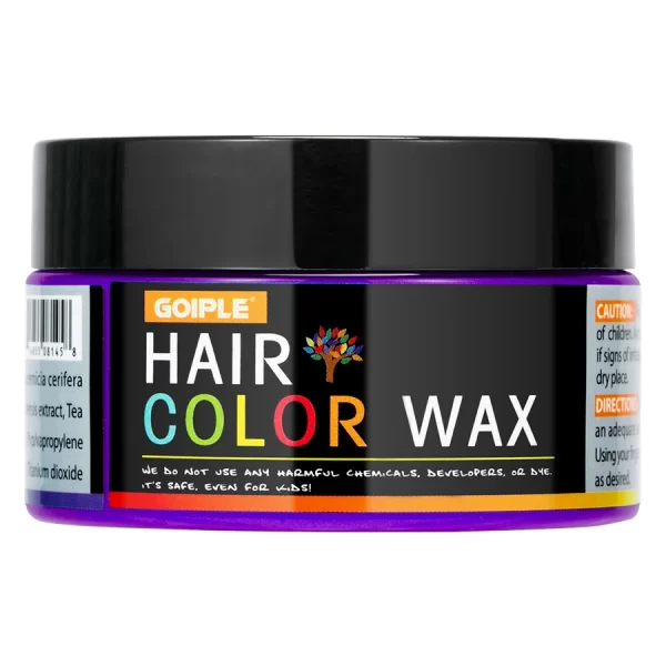 GOIPLE Unisex 120g Hair Color Wax Pomade Temporary Long Lasting Hold Hair Dye Cream Mud Disposable Molding Coloring Styling Gel - Image 11
